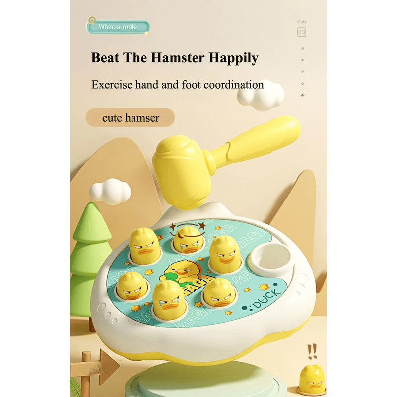 Montessori Animal Hammer Puzzle Toy For Toddlers 0