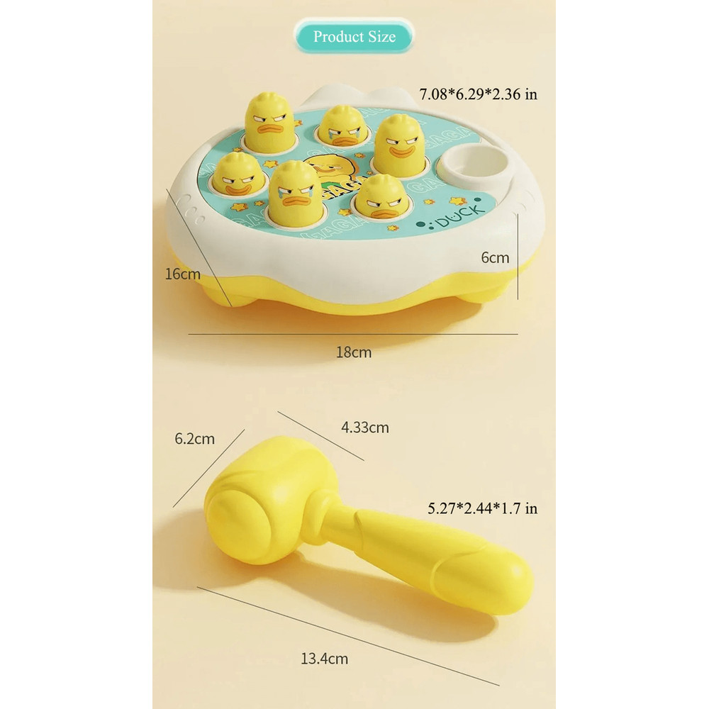 Montessori Animal Hammer Puzzle Toy For Toddlers 4