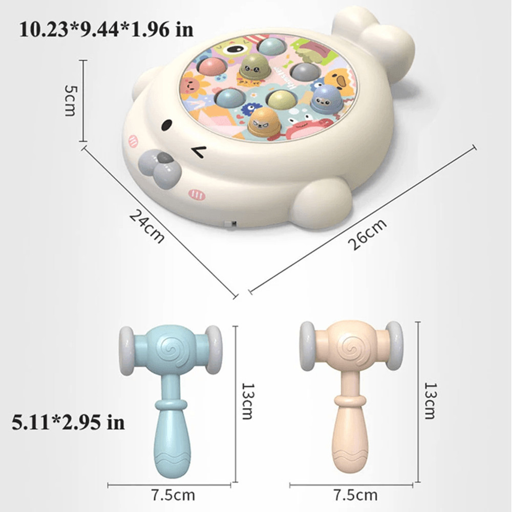 Montessori Animal Hammer Puzzle Toy For Toddlers 5