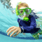 Kids Snorkel Set With Diving Mask And Breathing Tube Anti Fog Underwater Swim Goggles 2