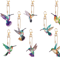 DIY Diamond Art Keychain Set 8 Piece Butterfly And Bird Kit For Adults And Craft Lovers 5