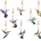 DIY Diamond Art Keychain Set 8 Piece Butterfly And Bird Kit For Adults And Craft Lovers 5