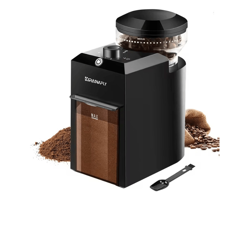 Electric Burr Coffee Grinder With 28 Settings For Espresso French Press And Drip Brewing 0