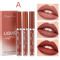 Matte Liquid Lipstick Set 3 Piece Long Lasting Waterproof Korean Beauty Makeup 2