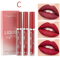 Matte Liquid Lipstick Set 3 Piece Long Lasting Waterproof Korean Beauty Makeup 4