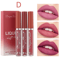 Matte Liquid Lipstick Set 3 Piece Long Lasting Waterproof Korean Beauty Makeup 5