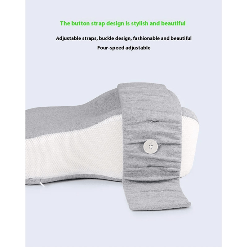 Orthopedic Memory Foam Leg Pillow For Side Sleepers With Adjustable Strap For Knee And Hip Alignmen 3