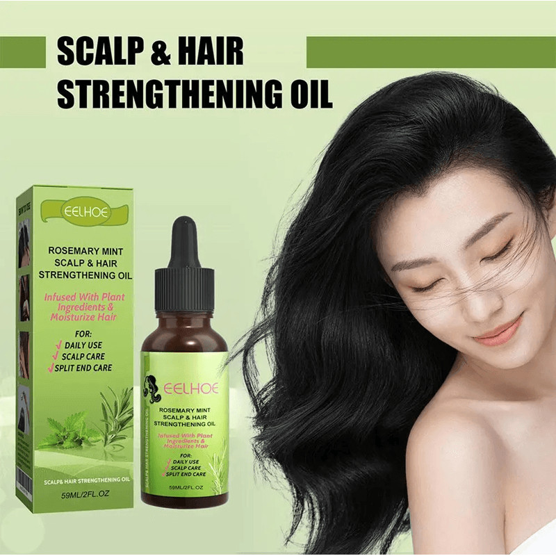 Batana Rosemary Mint Hair Oil With Biotin For Scalp Nourishment And Hair Strengthening 1