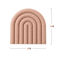 Rainbow Silicone Heat Resistant Mat For Kitchen Use As Trivet Coaster Or Pot Holder 3