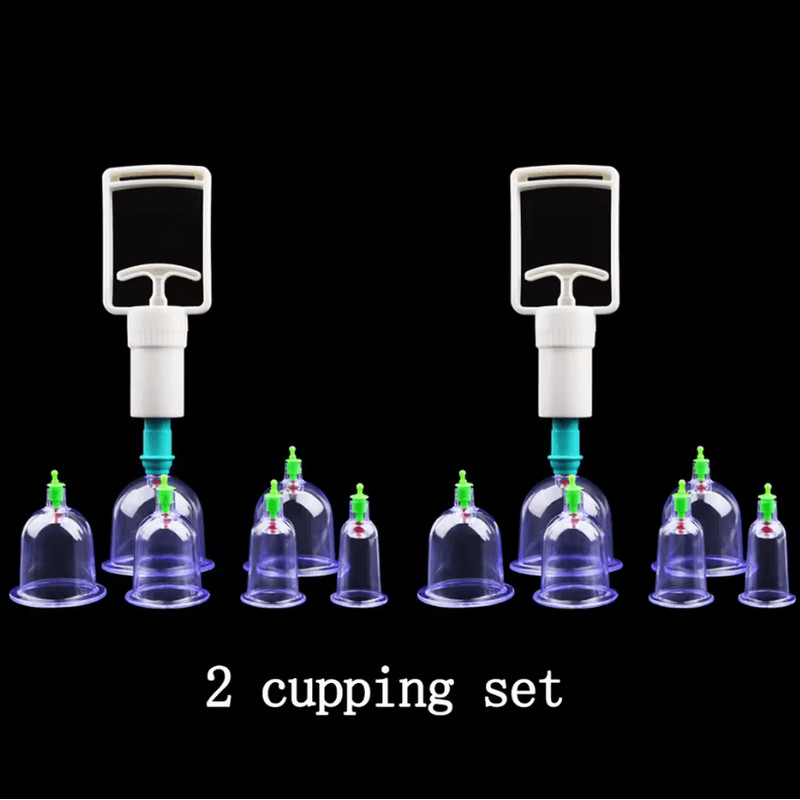 6 Piece Vacuum Cupping Therapy Set With Suction Pump For Body Massage And Cellulite Relief 4