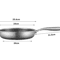 Honeycomb Stainless Steel Nonstick Frying Pan With Lid For Induction And Gas Cooktops 2