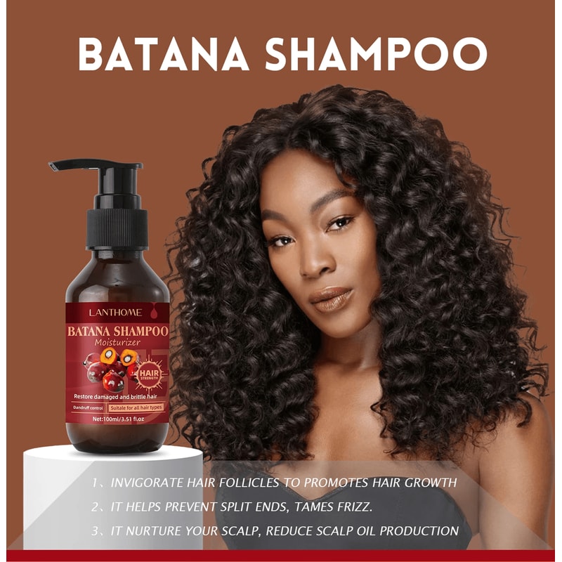 Batana Strengthening Shampoo With Biotin And Mint For Damaged And DandruffProne Hair 2