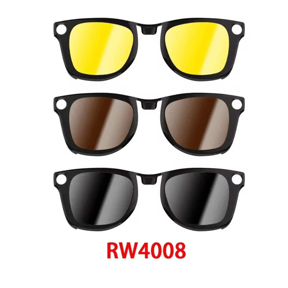 Polarized Clip On Sunglasses For Ray Ban Meta Wayfarer RW4006 RW4008 9