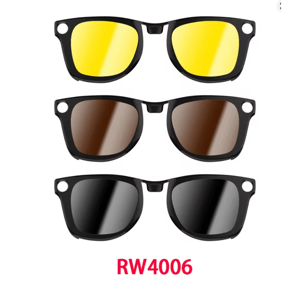 Polarized Clip On Sunglasses For Ray Ban Meta Wayfarer RW4006 RW4008 17