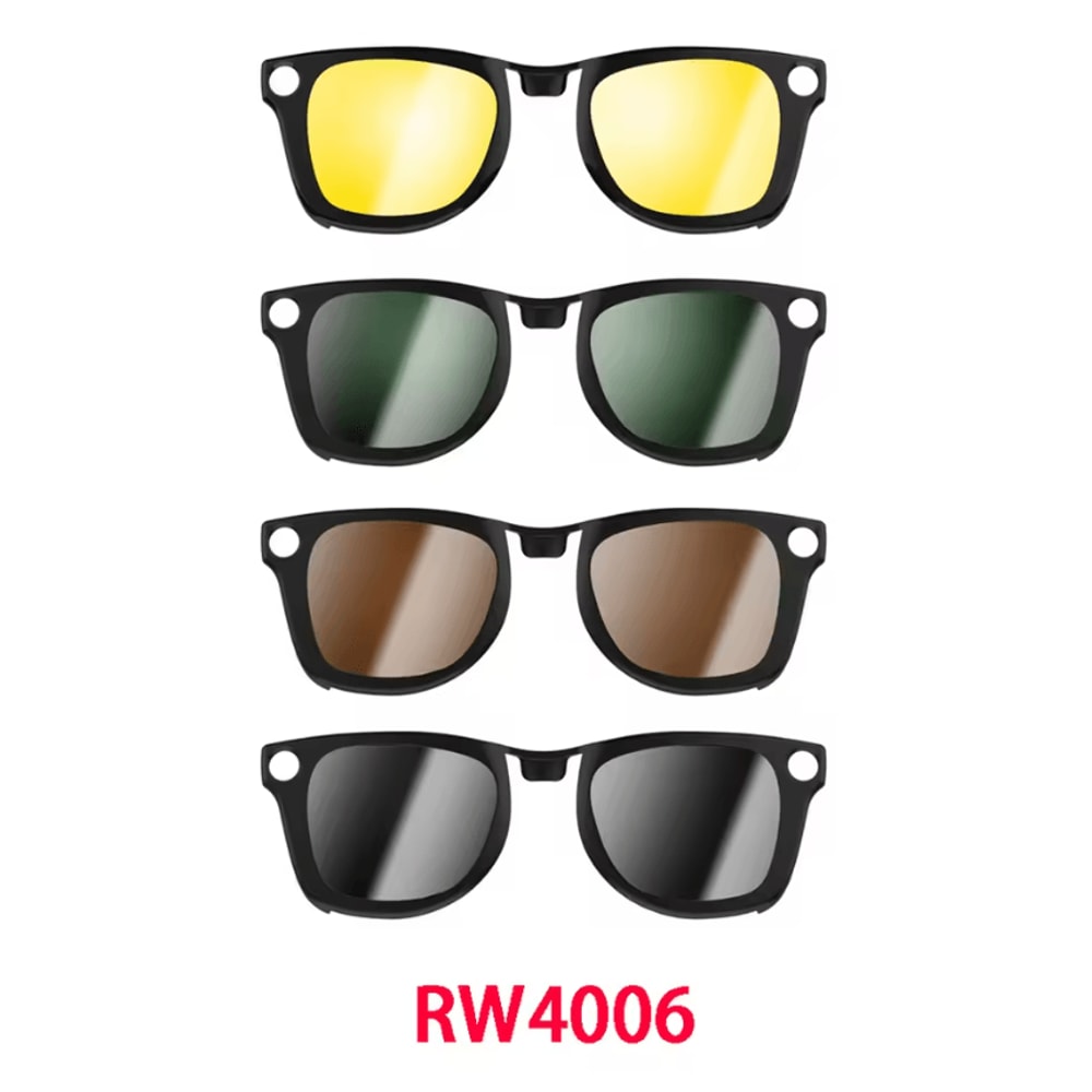 Polarized Clip On Sunglasses For Ray Ban Meta Wayfarer RW4006 RW4008 18