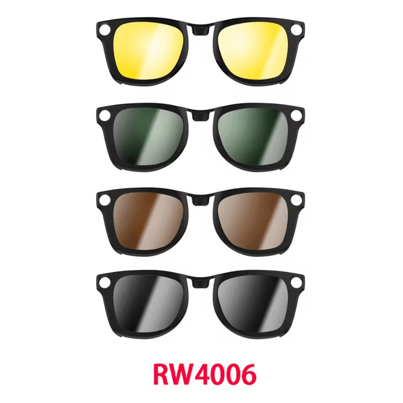 Polarized Clip On Sunglasses For Ray Ban Meta Wayfarer RW4006 RW4008 18