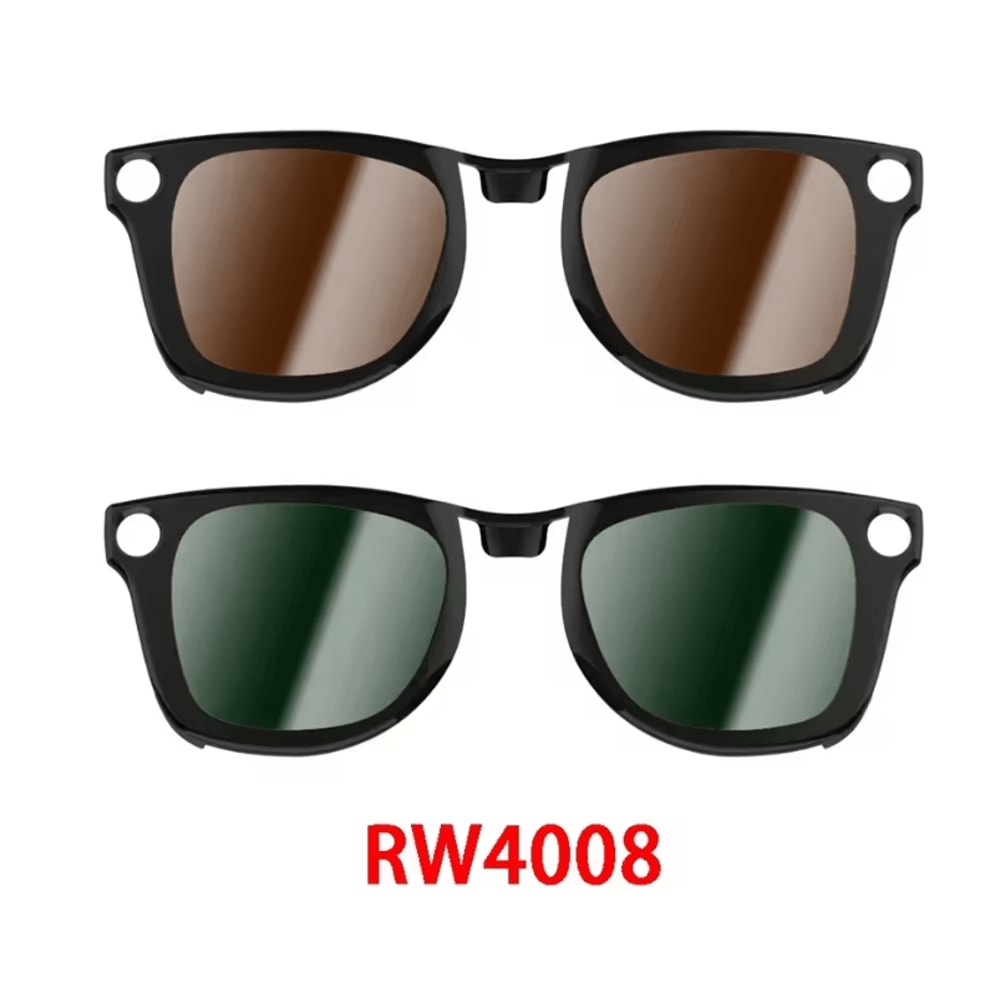 Polarized Clip On Sunglasses For Ray Ban Meta Wayfarer RW4006 RW4008 8
