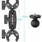 Double Head Camera Clamp Mount For GoPro And Insta360 Motorcycle And Bike Handlebar 4