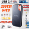 Portable External Hard Drive 1TB 2TB USB C For Laptop And Mac Backup Storage 0
