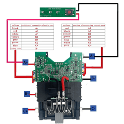 bms protection board for dewalt flexvolt 20v 60v lithium battery dcb606 dcb609 dcb612