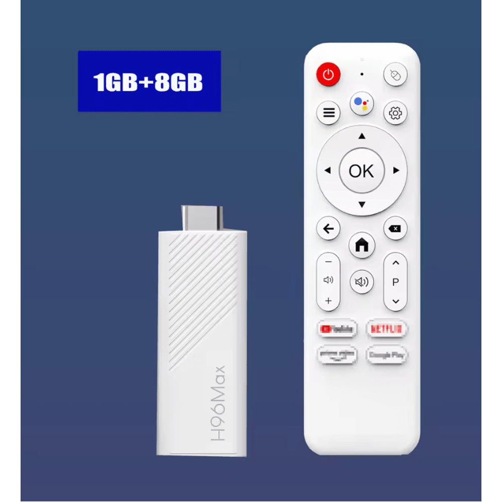 H96 Max H313 4K Android TV Stick With WiFi 6 Voice Remote 6