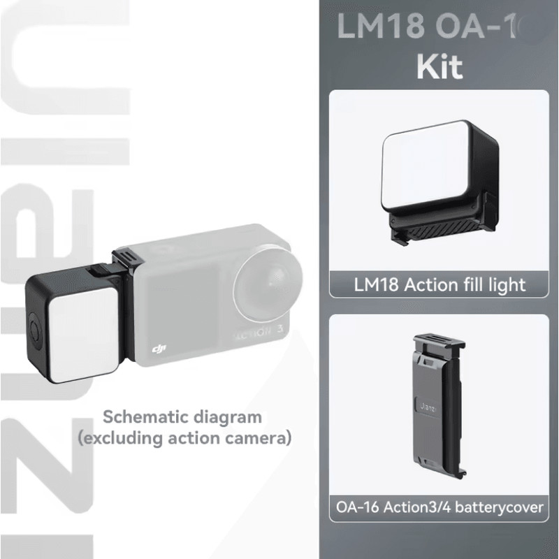 Ulanzi LM18 Waterproof LED Fill Light For Action Cameras 5