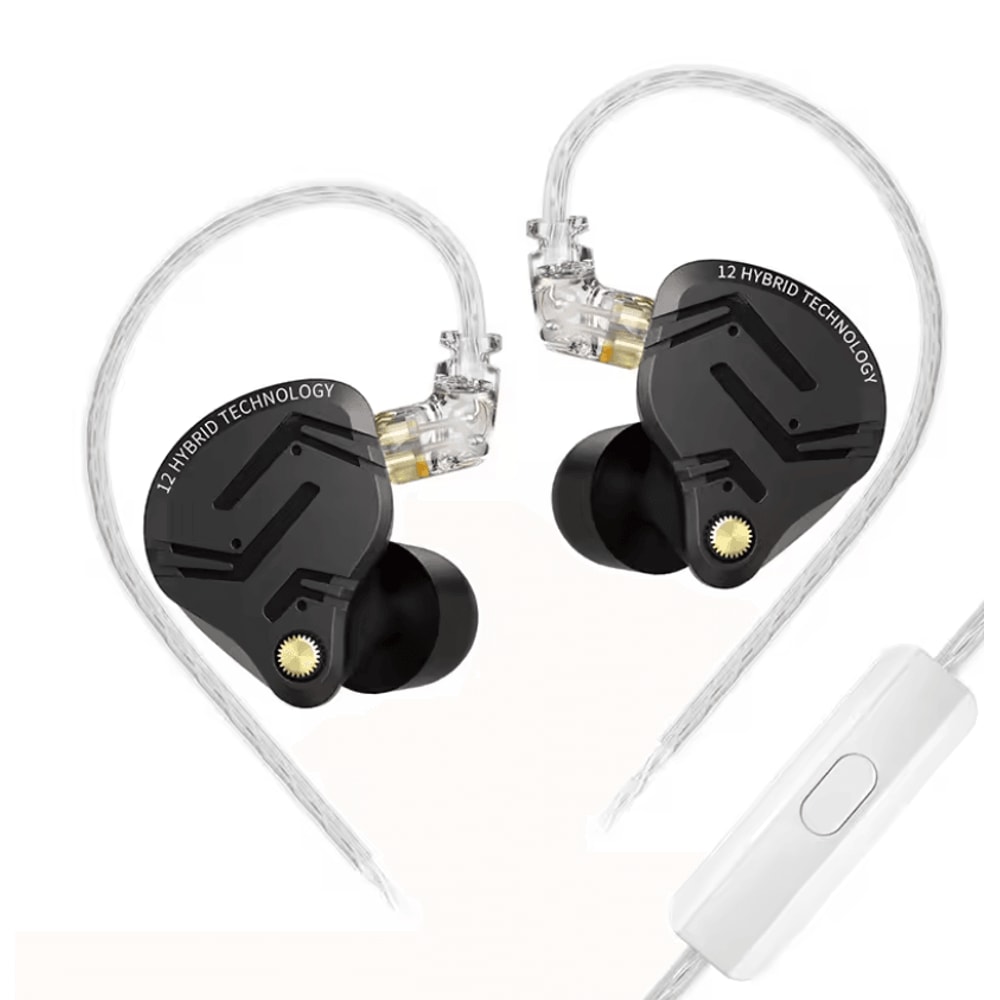 Lenovo KZ ZS12 Pro X Hybrid IEM Tunable 1DD 5BA Metal Earphones 2