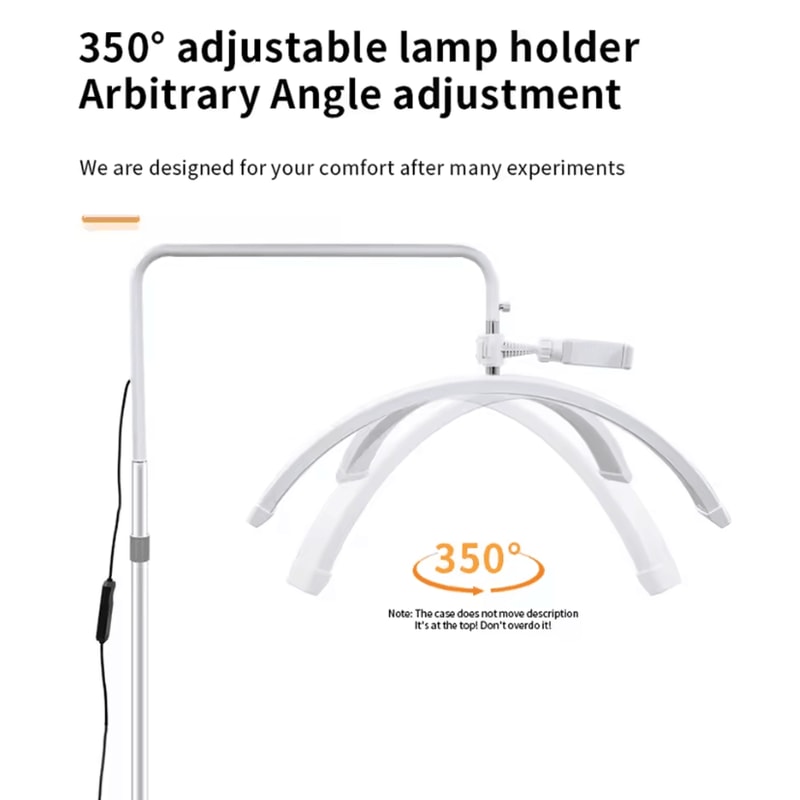 Andoer HD M6X Pro Half Moon Fill Light Floor Lamp 36W Dimmable 1