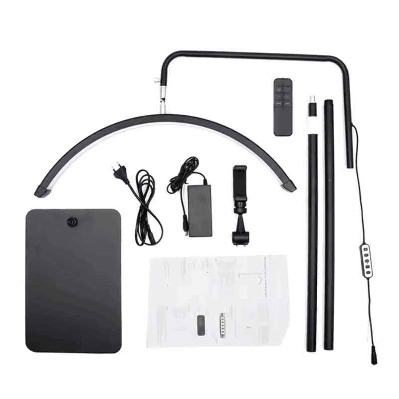 Andoer HD M6X Pro Half Moon Fill Light Floor Lamp 36W Dimmable 4