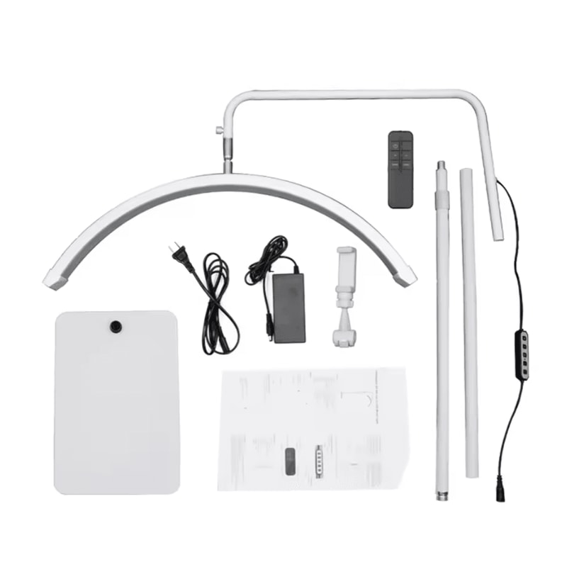 Andoer HD M6X Pro Half Moon Fill Light Floor Lamp 36W Dimmable 5