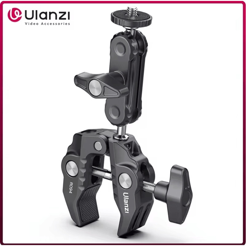Ulanzi R094 Super Clamp With Double Ball Head Magic Arm 0