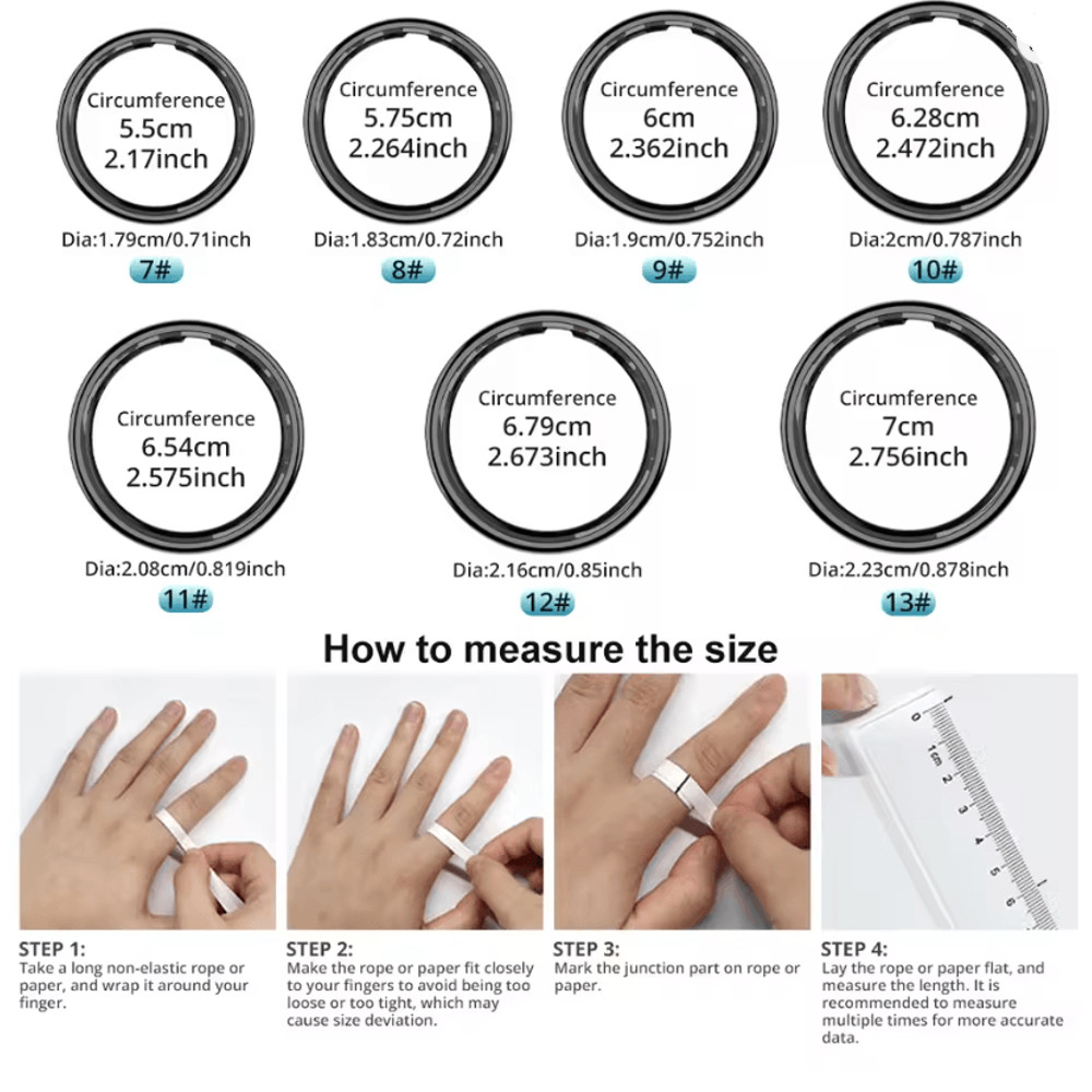 COLMI R12 Smart Ring Touchscreen Health Tracker With Wireless Charging 2