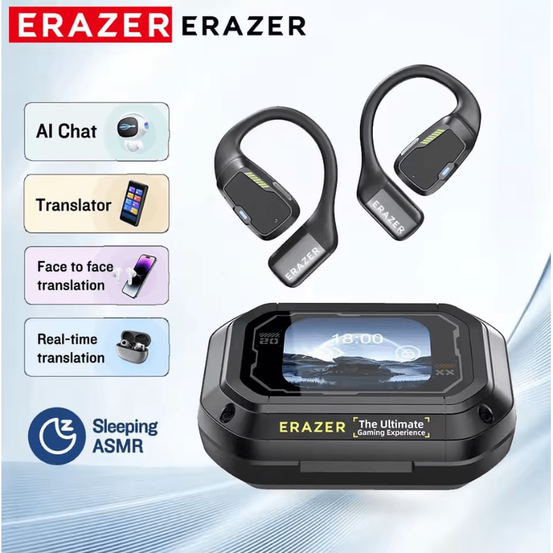 Erazer XP6 AI Translator Earbuds Bluetooth 54 Waterproof 0