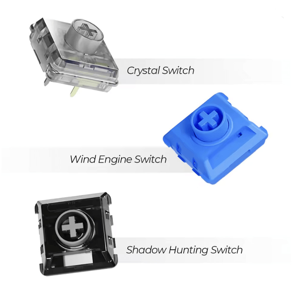 Haute42 CosmoX Kailh Shadow Hunting Low Profile Switches For Leverless Controllers 4