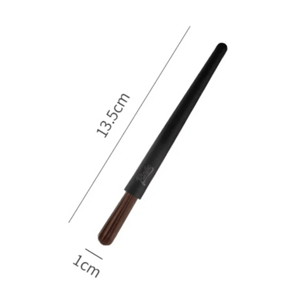 Wood And Nylon Coffee Grinder And Espresso Machine Cleaning Brush Set 4