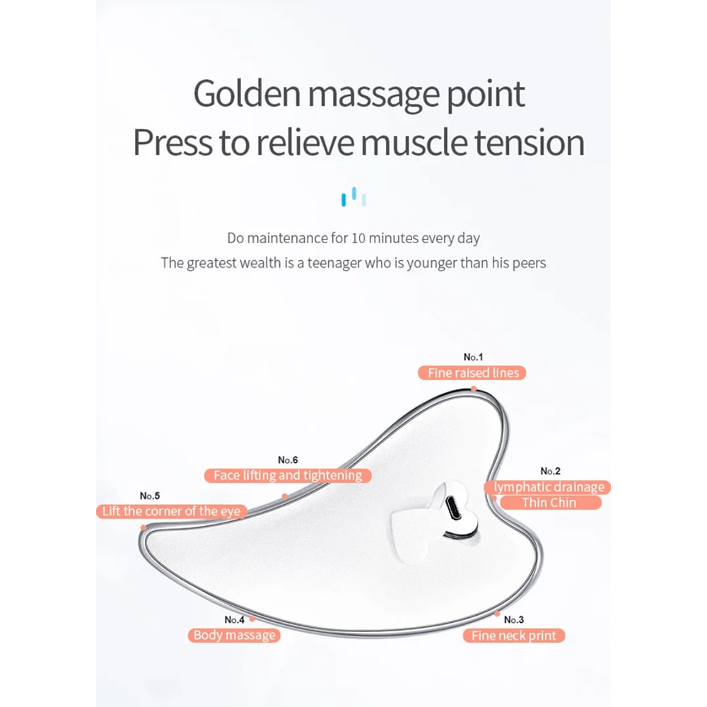 Electric Face Scraping Massager For Lifting Tightening And Double Chin Care 3