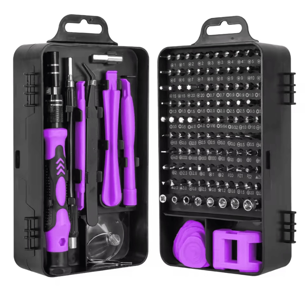 115 Piece Precision Screwdriver Set Magnetic Repair Toolkit 1