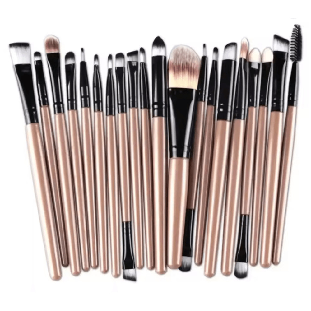 ProBlend 20Piece Eyeshadow Brush Set With DualEnded Eyeliner Tool 1