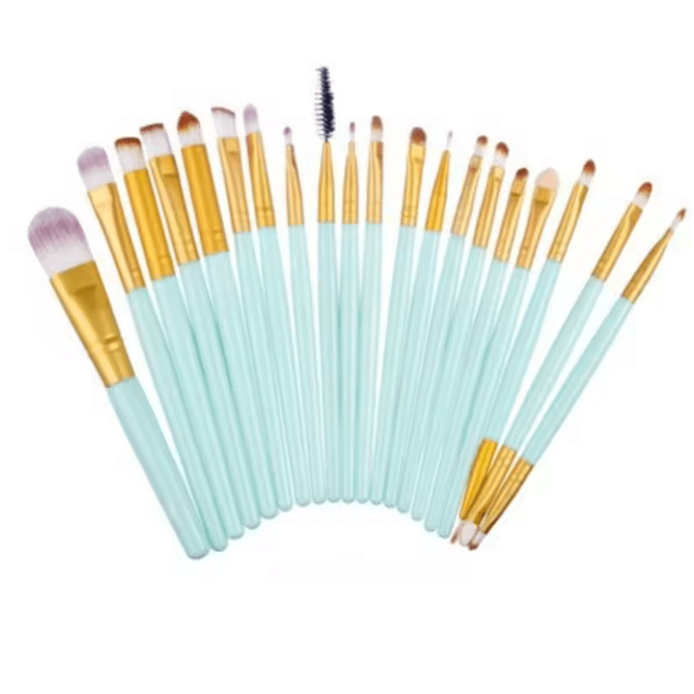 ProBlend 20Piece Eyeshadow Brush Set With DualEnded Eyeliner Tool 2