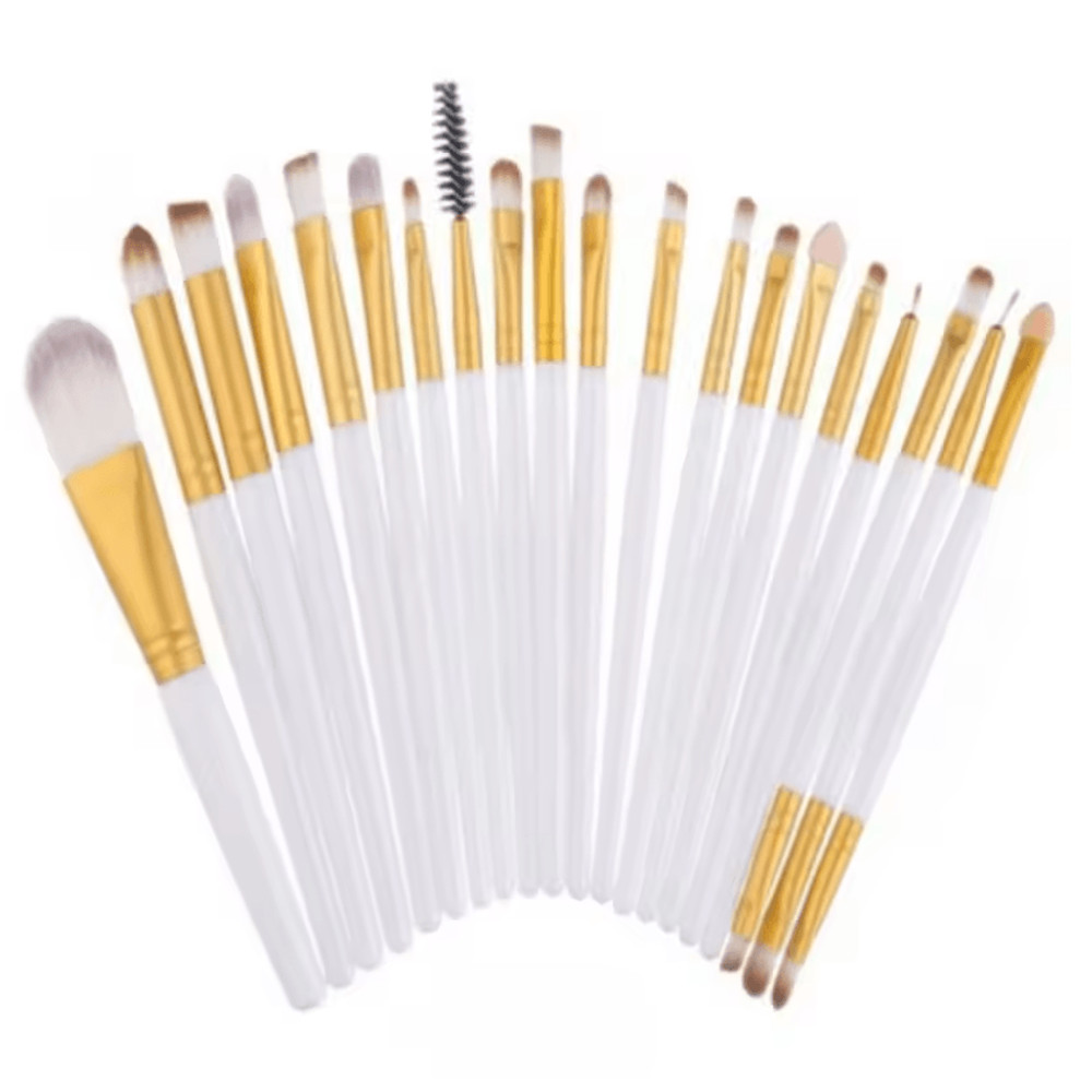 ProBlend 20Piece Eyeshadow Brush Set With DualEnded Eyeliner Tool 3