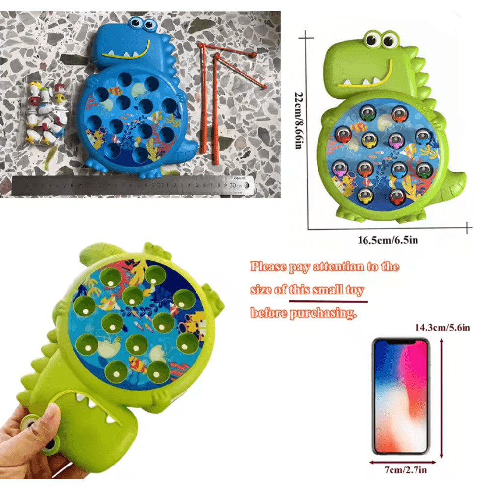 EducateCatch Dinosaur Magnetic Fishing Toy Montessori Magnetic Fishing Game 1