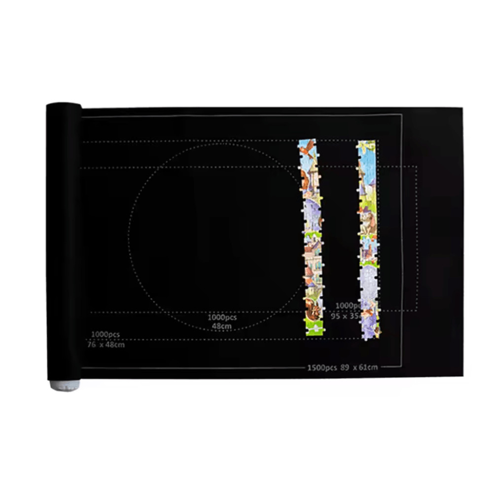 PuzzleSaver Roll Up Felt Mat For 1500 Piece Jigsaws 2
