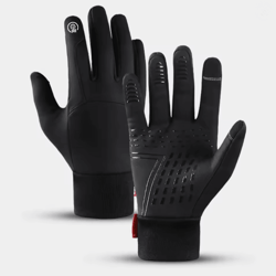 thermogrip winter touch screen cycling gloves for men