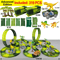 Dinosaur Race Track Toy Set With Electric Car And Looping Track For Kids 6