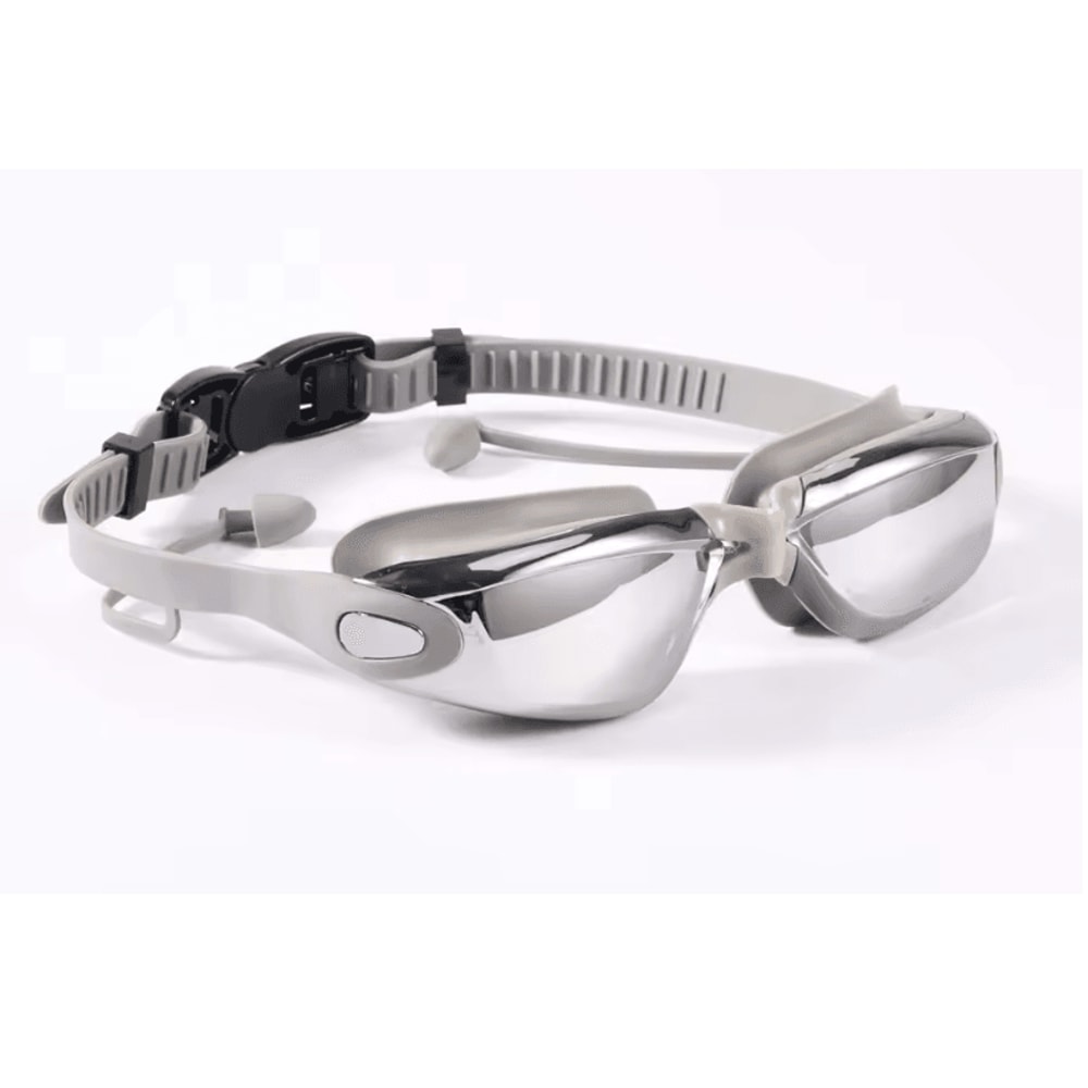 Premium Anti Fog Swimming Goggles For Adults With Earplugs And Nose Clip 2