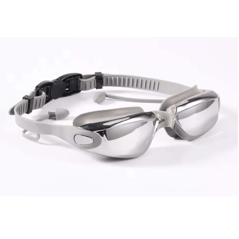 Premium Anti Fog Swimming Goggles For Adults With Earplugs And Nose Clip 2