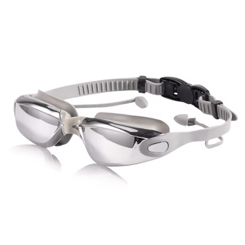 Premium Anti Fog Swimming Goggles For Adults With Earplugs And Nose Clip 3