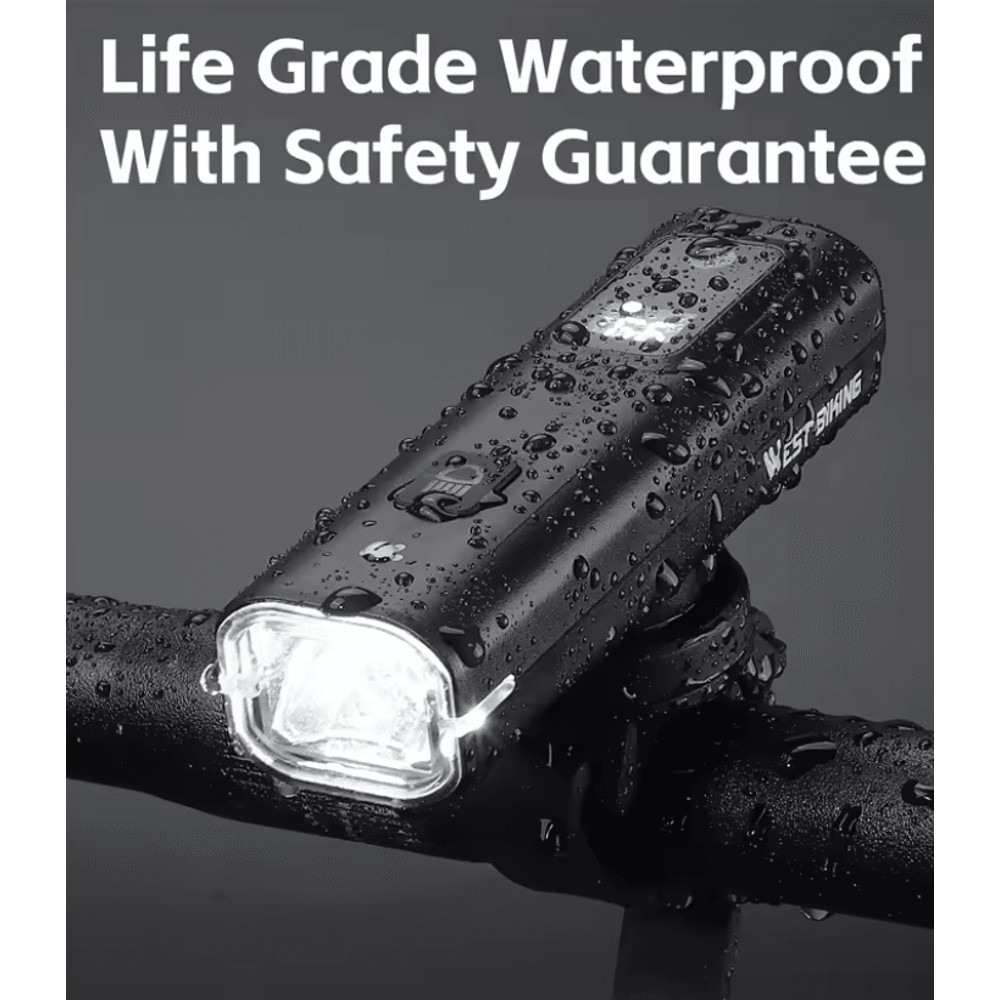 SmartSense 400Lumen Rechargeable Bike Front Light 1