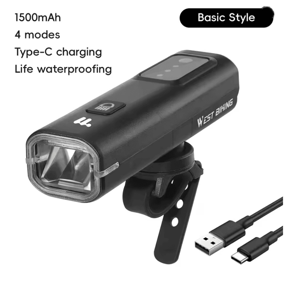 SmartSense 400Lumen Rechargeable Bike Front Light 2