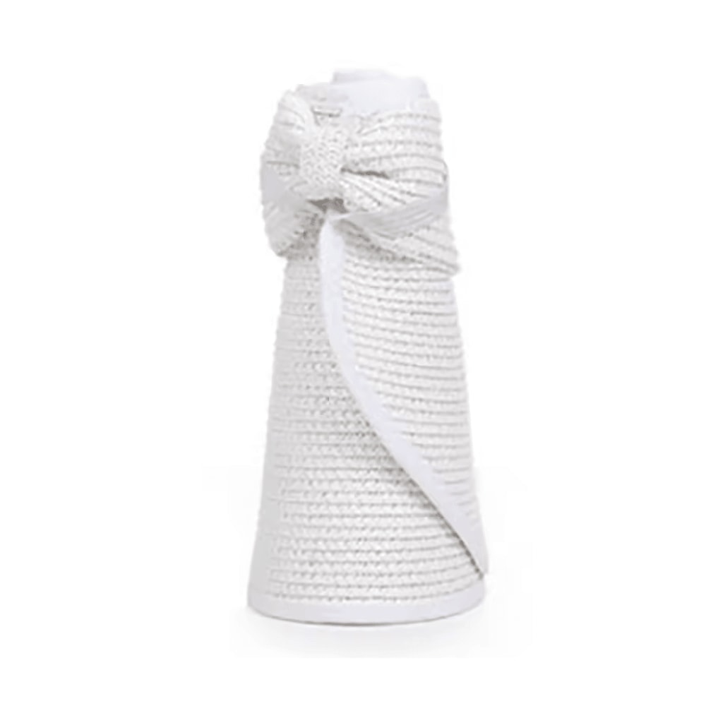 BreezeFold Wide Brim Foldable Straw Visor With UV Protection 2